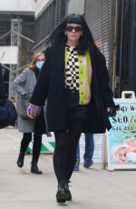 LILY ALLEN Out and About in New York 12/01/2021