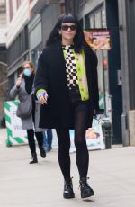 LILY ALLEN Out and About in New York 12/01/2021
