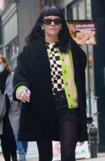 LILY ALLEN Out and About in New York 12/01/2021