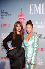 LILY COLLINS at Emily in Paris, Season 2 Eeception in Washinton D.C. 12/01/2021