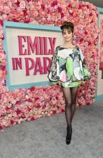 LILY COLLINS Emily in Paris, Season 2 Premiere in Los Angeles 12/15/2021