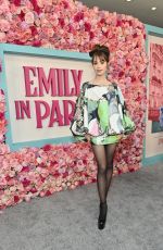LILY COLLINS Emily in Paris, Season 2 Premiere in Los Angeles 12/15/2021
