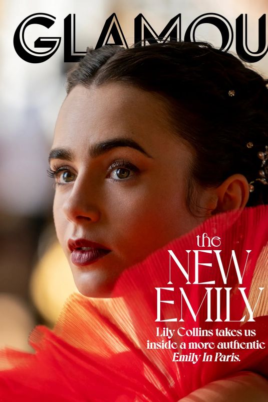 LILY COLLINS for Glamour Magazine, December 2021