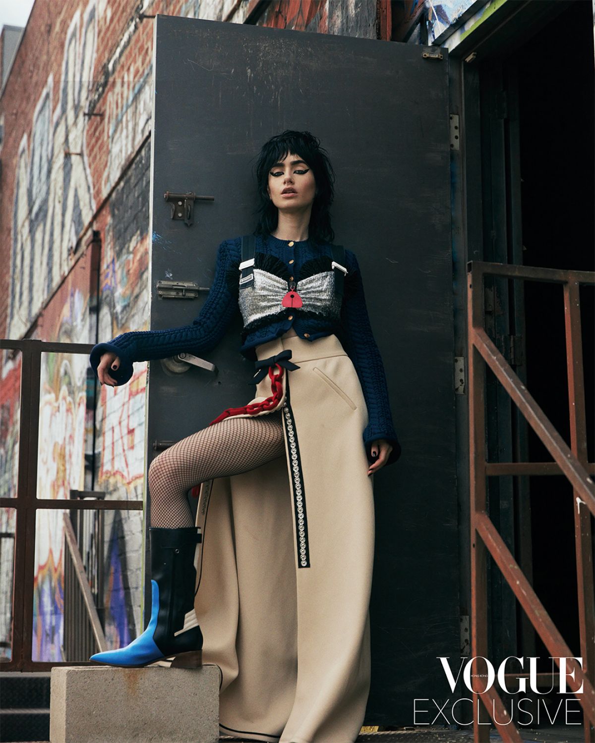 LILY COLLINS for Vogue Magazine, Hong Kong December 2021 – HawtCelebs