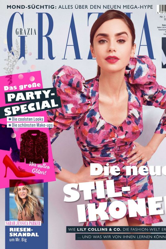 LILY COLLINS in Grazia Magazine, Germany December 2021