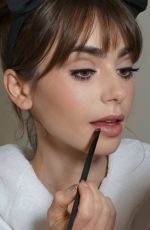 LILY COLLINS - Instagram Photos 12/17/2021