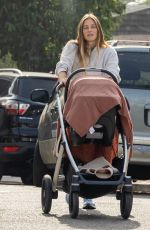 LINDSAY RAE Out with Her Baby in Silverlake 12/07/2021