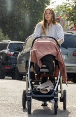 LINDSAY RAE Out with Her Baby in Silverlake 12/07/2021