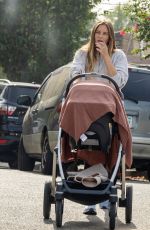 LINDSAY RAE Out with Her Baby in Silverlake 12/07/2021