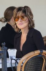 LISA RINNA on the Set of RHOBH in Los Angeles 12/01/2021