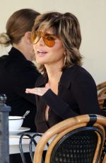 LISA RINNA on the Set of RHOBH in Los Angeles 12/01/2021