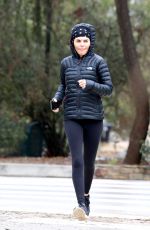 LISA RINNA Out Jogging in Beverly Hills 12/27/2021
