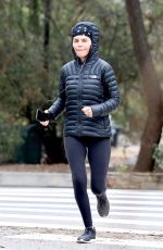 LISA RINNA Out Jogging in Beverly Hills 12/27/2021