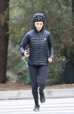 LISA RINNA Out Jogging in Beverly Hills 12/27/2021