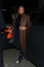 LORI HARVEY Out for Dinner at Mastro