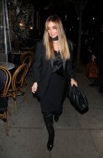 LOUISE REDKNAPP Arrives at Massive Management Xmas Party in London 12/15/2021