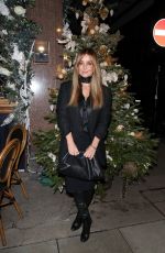 LOUISE REDKNAPP Arrives at Massive Management Xmas Party in London 12/15/2021