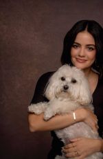 LUCY HALE at a Photoshoot with Her Dogs, November 2021