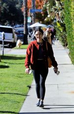 LUCY HALE Heading to Lunch in Studio City 12/18/2021