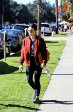 LUCY HALE Heading to Lunch in Studio City 12/18/2021