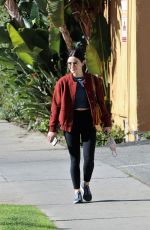 LUCY HALE Heading to Lunch in Studio City 12/18/2021