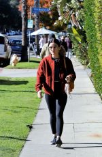 LUCY HALE Heading to Lunch in Studio City 12/18/2021