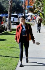 LUCY HALE Heading to Lunch in Studio City 12/18/2021