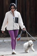 LUCY HALE Out with Her Dogs in Los Angeles 12/21/2021