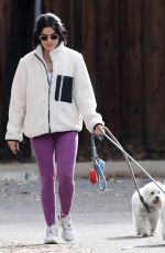 LUCY HALE Out with Her Dogs in Los Angeles 12/21/2021