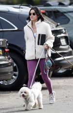 LUCY HALE Out with Her Dogs in Los Angeles 12/21/2021