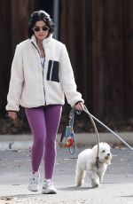 LUCY HALE Out with Her Dogs in Los Angeles 12/21/2021