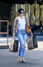 LUCY HALE Shopping at Erewhon Market in Los Angeles 12/20/2021