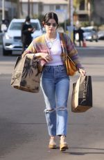 LUCY HALE Shopping at Erewhon Market in Los Angeles 12/20/2021