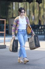 LUCY HALE Shopping at Erewhon Market in Los Angeles 12/20/2021