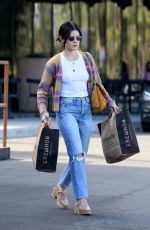 LUCY HALE Shopping at Erewhon Market in Los Angeles 12/20/2021