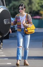 LUCY HALE Shopping at Erewhon Market in Los Angeles 12/20/2021