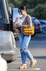 LUCY HALE Shopping at Erewhon Market in Los Angeles 12/20/2021