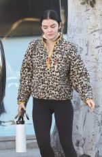 LUCYA HALE Leaves Morning Yoga Class in Los Angeles 12/18/2021