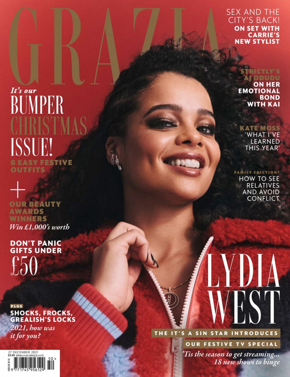LYDIA WEST for Grazia Magazine, UK December 2021 – HawtCelebs