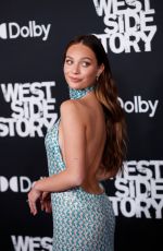 MADDIE ZIEGLER at West Side Story Premiere at El Capitan Theatre in Los Angeles 12/07/2021