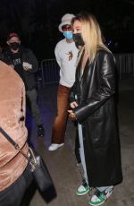 MADELYN CLINE and Zack Bia Arrives at Lakers vs Phoenix Suns Game in Los Angeles 12/21/2021