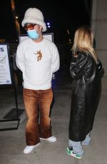 MADELYN CLINE and Zack Bia Arrives at Lakers vs Phoenix Suns Game in Los Angeles 12/21/2021