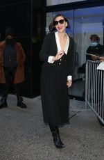 MAGGIE GYLLENHAAL Leaves Good Morning America in New York 12/14/2021