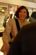 MAGGIE GYLLENHAAL Leaves The One Show in London 12/02/2021