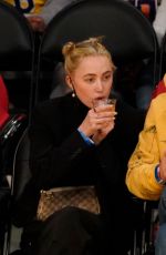 MAIKA MONROE at Phoenix Suns vs Los Angeles Lakers Game in Los Angeles 12/21/2021