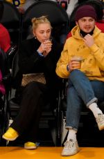 MAIKA MONROE at Phoenix Suns vs Los Angeles Lakers Game in Los Angeles 12/21/2021