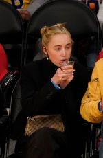 MAIKA MONROE at Phoenix Suns vs Los Angeles Lakers Game in Los Angeles 12/21/2021