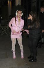 MAISIE SMITH Leaves at Spider-Man: No Way Home Gala Screening at Ham Yard Hotel in London 12/16/2021