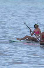 MALIA and SASHA OBAMA Paddle Boards in Honolulu 12/18/2021