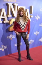 MARIA CASTRO at Sing 2 Premiere at Capitol Cinema in Madrid 12/18/2021